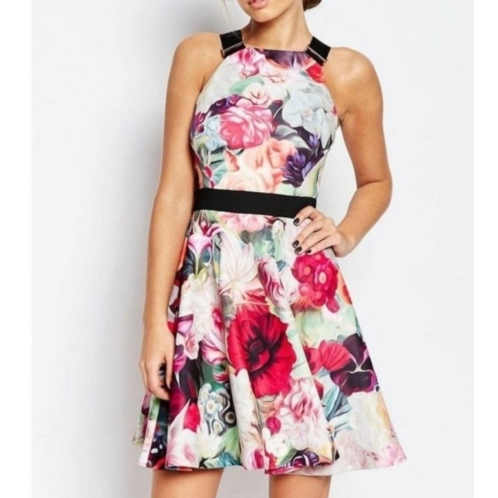 EUC Ted Baker London Samra Skater Dress - Size 1